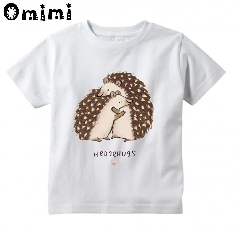 Children's Hedgehog Hug/Kiss Design T Shirt Kids Great Casual Short Sleeve Tops Boys and Girls Funny Animal T-Shirt
Children's Hedgehog Hug/Kiss Design T Shirt Kids Great Casual Short Sleeve Tops Boys and Girls Funny Animal T-Shirt