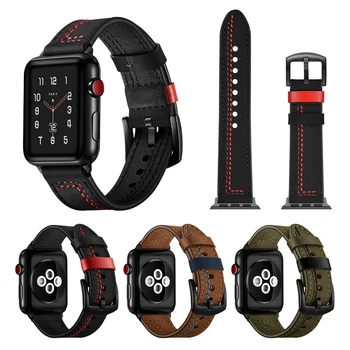 Leather strap for apple watch band 42mm 38mm iWatch 4 band 44mm/40mm Genuine Leather watchband belt bracelet Apple watch 4 3 21
Leather strap for apple watch band 42mm 38mm iWatch 4 band 44mm/40mm Genuine Leather watchband belt bracelet Apple watch 4 3 21