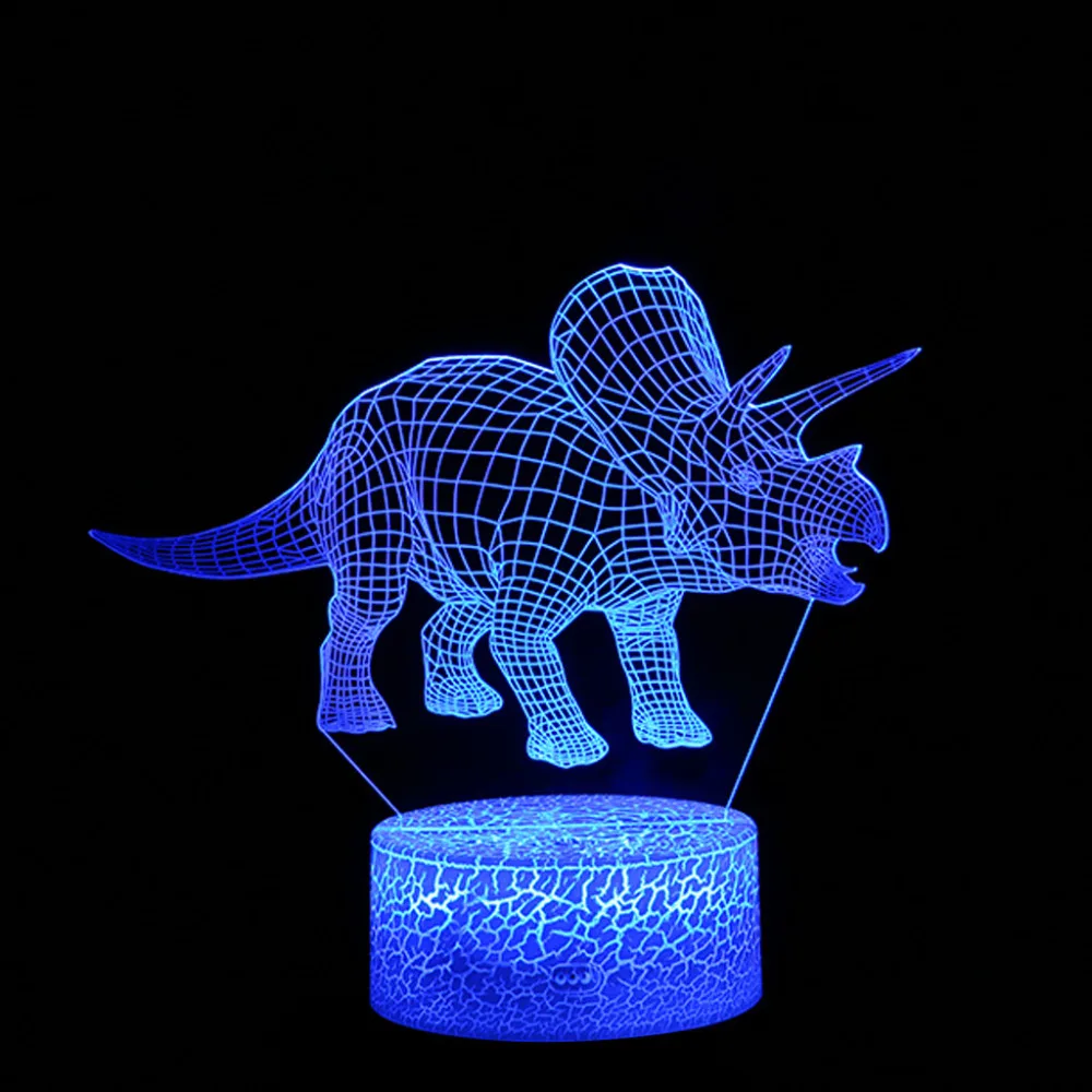 NEWKBO Dinosaur LED 3D Night Light Optical Desk Illuminated Lamp With 7 Color Changing bedside lamp for children’s room
NEWKBO Dinosaur LED 3D Night Light Optical Desk Illuminated Lamp With 7 Color Changing bedside lamp for children’s room