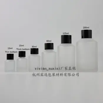 200ml clear frosted Glass bottle With black aluminum screw cap and reducer.for Essential Oil/liquid cream/lotion,glass Container
200ml clear frosted Glass bottle With black aluminum screw cap and reducer.for Essential Oil/liquid cream/lotion,glass Container