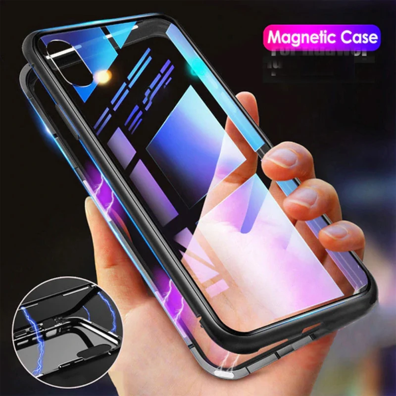 Metal Magnetic Adsorption Case For iphone 7 8 Plus Case For iphone X XR XS Max 6 6S Phone Tempered Glass Magnet Protective Cover
Metal Magnetic Adsorption Case For iphone 7 8 Plus Case For iphone X XR XS Max 6 6S Phone Tempered Glass Magnet Protective Cover