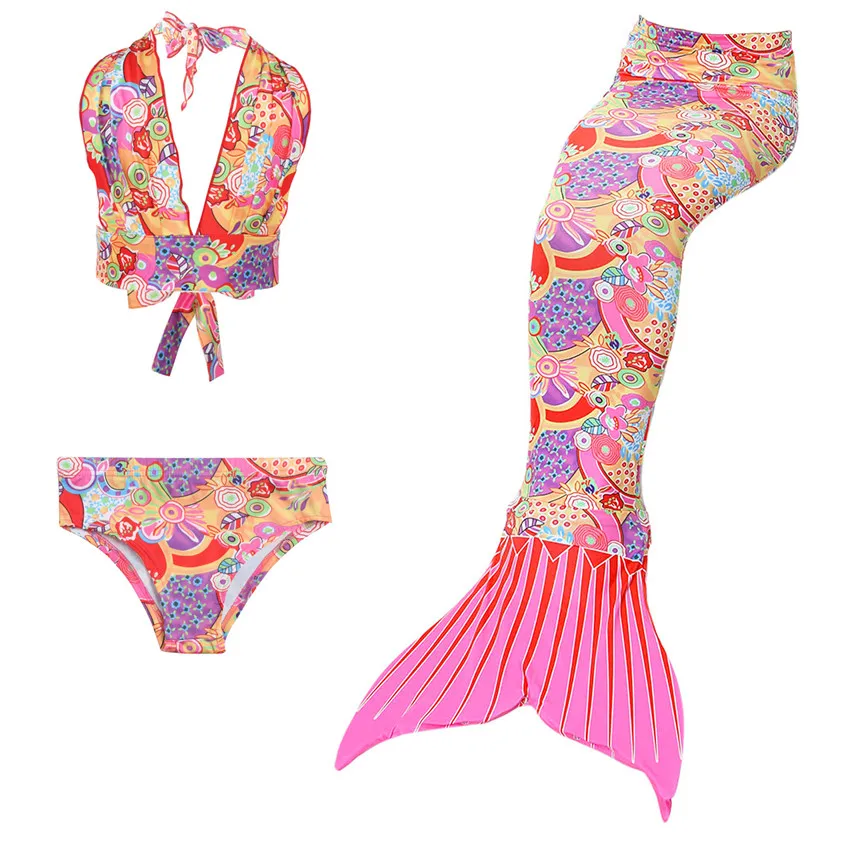 Sonikey 3pcs/Set Children Mermaid Tail Cosplay for Girls Kids Bikini Costume Swimming Swimmable Mermaid Tail Costumes for Gift
Sonikey 3pcs/Set Children Mermaid Tail Cosplay for Girls Kids Bikini Costume Swimming Swimmable Mermaid Tail Costumes for Gift