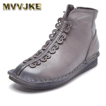 MVVJKE 2019 Fashion Boots For Women Handmade Genuine Leather Ankle Shoes Vintage Mom Women Shoes Round Toes Mar Boots
MVVJKE 2019 Fashion Boots For Women Handmade Genuine Leather Ankle Shoes Vintage Mom Women Shoes Round Toes Mar Boots