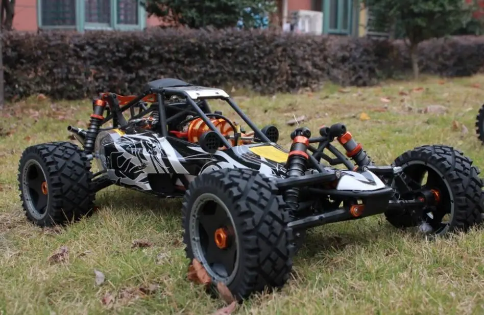 30.5 CC 2 speed baja + nice CNC air fiter + CNC oil cover + CNC rear bumper + GT3B radio set