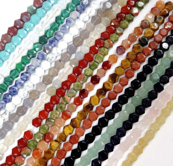 8*8mm Natural stone agate Rose Quartz Turquoise Opal Faceted Hexagon spacer beads for Diy Jewelry Making Bracelet Necklace 25pcs
8*8mm Natural stone agate Rose Quartz Turquoise Opal Faceted Hexagon spacer beads for Diy Jewelry Making Bracelet Necklace 25pcs