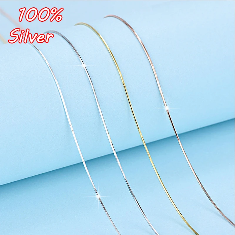 45cm S925 sterling silver necklace ingot clavicle chain with chain wholesale anti-allergic does not fade
45cm S925 sterling silver necklace ingot clavicle chain with chain wholesale anti-allergic does not fade