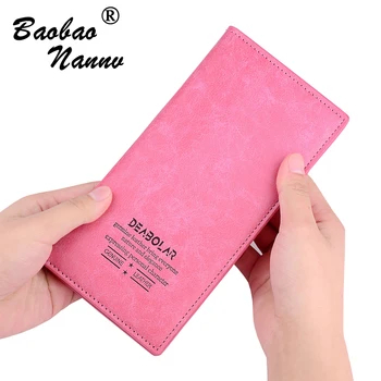Candy Color Long Wallets Fashion Vintage Large Capacity Women Purse Female Slim Card Holders Bag Lady Leather Wallet Super Thin
Candy Color Long Wallets Fashion Vintage Large Capacity Women Purse Female Slim Card Holders Bag Lady Leather Wallet Super Thin