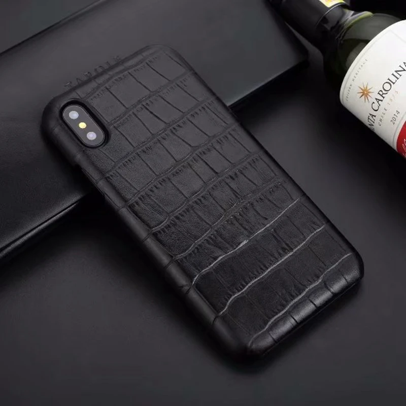 HOTR Crocodile Cowhide Genuine Leather Back Case for iphone 7 8 7 plus 8 plus X for Apple XS XR XS Max Real Leather Cover Fundas
HOTR Crocodile Cowhide Genuine Leather Back Case for iphone 7 8 7 plus 8 plus X for Apple XS XR XS Max Real Leather Cover Fundas
