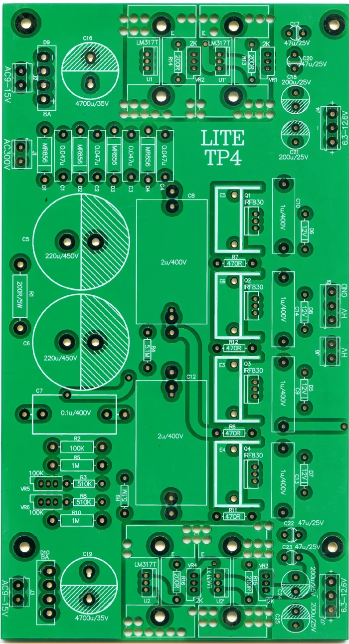 1pcs TP-4 transistor power supply board tube before the general-purpose blank board PCB free shipping
1pcs TP-4 transistor power supply board tube before the general-purpose blank board PCB free shipping
