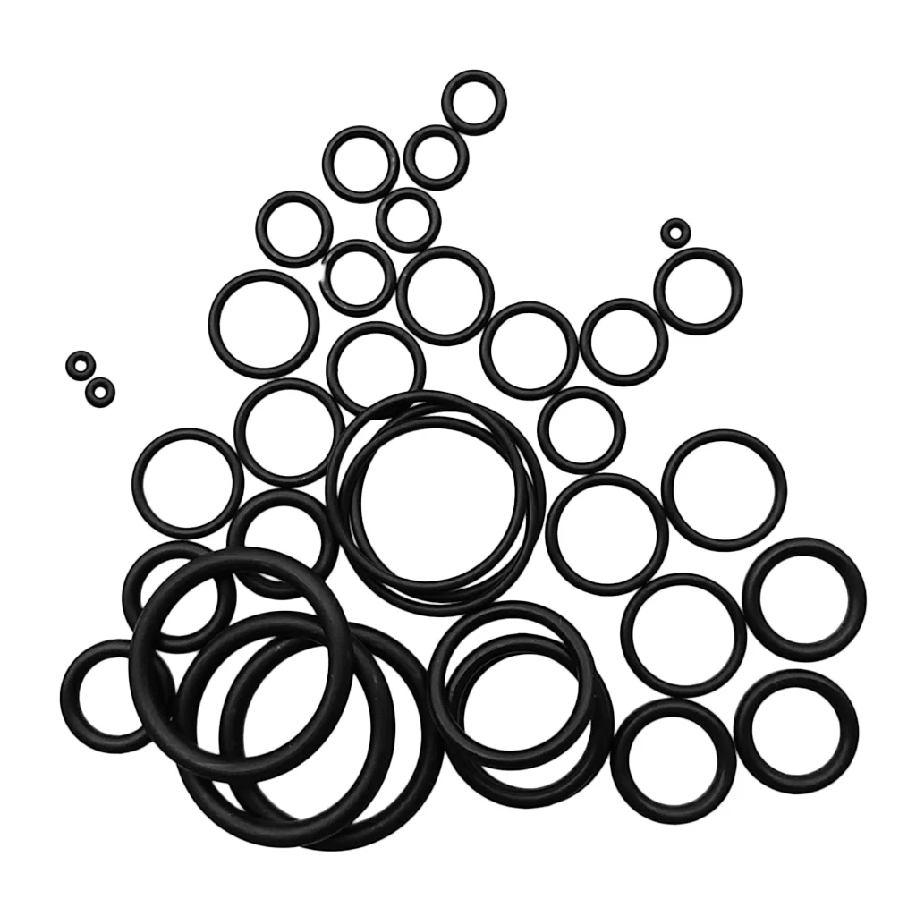 36Pcs Flexible Nitrile Rubber O-Rings Replacement for Scuba Diving Dive Accessories