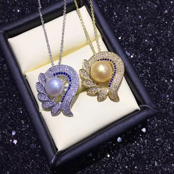 Nice Quality Pearl Pendant Mountings, Pendant Findings, Pendant Settings Jewelry Parts Fittings Wedding Jewellery Accessories 
Nice Quality Pearl Pendant Mountings, Pendant Findings, Pendant Settings Jewelry Parts Fittings Wedding Jewellery Accessories