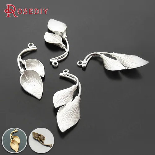 10PCS 33x14MM Matte Silver Color Plated Brass Calla Charms Pendants Diy Jewelry Findings Earrings Accessories Wholesale
10PCS 33x14MM Matte Silver Color Plated Brass Calla Charms Pendants Diy Jewelry Findings Earrings Accessories Wholesale