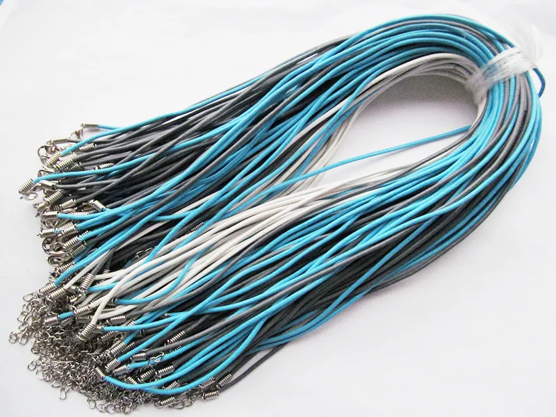 100pcs 2mm 16-18inches Adjustable Baby Blue Genuine Leather Necklace Cord Rope String,1.8inch Extender Chain12x7mm Lobster Clasp
100pcs 2mm 16-18inches Adjustable Baby Blue Genuine Leather Necklace Cord Rope String,1.8inch Extender Chain12x7mm Lobster Clasp