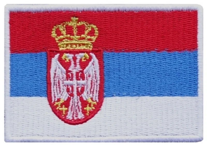 1PCS Full Embroidery Serbian Flag Patch Backpack Bag Jacket Armband Badge Hook and Loop Double Side 8cm * 5cm
1PCS Full Embroidery Serbian Flag Patch Backpack Bag Jacket Armband Badge Hook and Loop Double Side 8cm * 5cm
