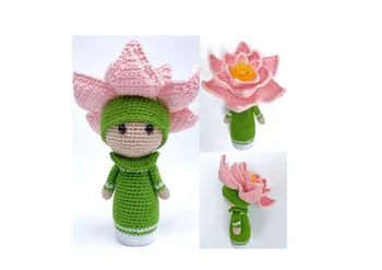 crochet toys amigurumi Lotus doll number WS0099
crochet toys amigurumi Lotus doll number WS0099