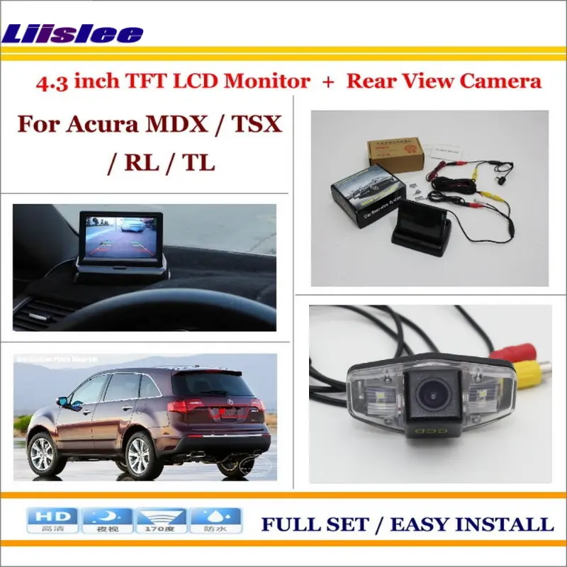 Liislee For Acura MDX / TSX / RL / TL Car Reverse Backup Rear Camera + 4.3" TFT LCD Screen Monitor = 2 in 1 Rear Parking System
Liislee For Acura MDX / TSX / RL / TL Car Reverse Backup Rear Camera + 4.3" TFT LCD Screen Monitor = 2 in 1 Rear Parking System