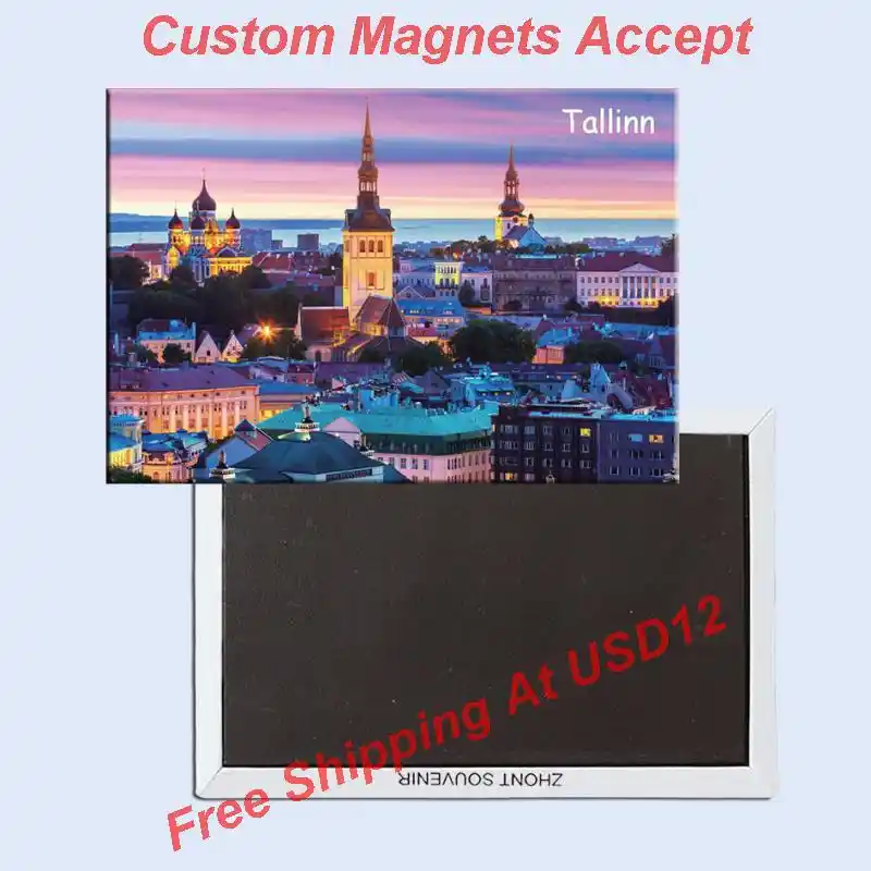 photo magnets tallinn tourist souvenir magnet 20306;wholesale