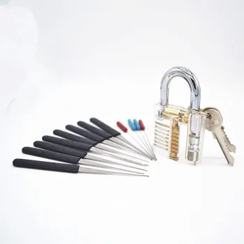 Hand Tools Transparent Visible Pick Cutaway Practice Padlock Lock With Broken Key Remove Hook Hardware Locksmith Wrench Tool
Hand Tools Transparent Visible Pick Cutaway Practice Padlock Lock With Broken Key Remove Hook Hardware Locksmith Wrench Tool