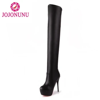 FITWEE Office Lady High Heel Boots Platform Warm Winter Shoes Women Over Knee Thigh High Boots Thin Heel Footwear Size 34-39
FITWEE Office Lady High Heel Boots Platform Warm Winter Shoes Women Over Knee Thigh High Boots Thin Heel Footwear Size 34-39