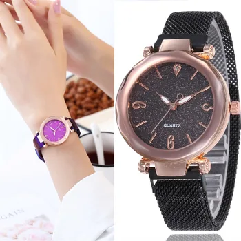Dropshipping Luxury Luminous Women Watches Starry Sky Magnetic Female Wristwatch Rhinestone Clock relogio feminino montre femme
Dropshipping Luxury Luminous Women Watches Starry Sky Magnetic Female Wristwatch Rhinestone Clock relogio feminino montre femme