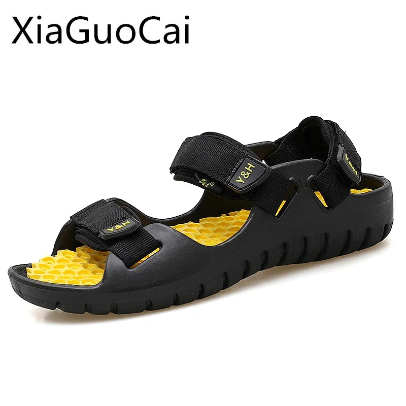 Peep Toe Fashion Men's Sandals Summer Fashion Beach Sandals for Male Basic Style Soft Bottom Antiskid Outdoor Man Footwear
Peep Toe Fashion Men's Sandals Summer Fashion Beach Sandals for Male Basic Style Soft Bottom Antiskid Outdoor Man Footwear