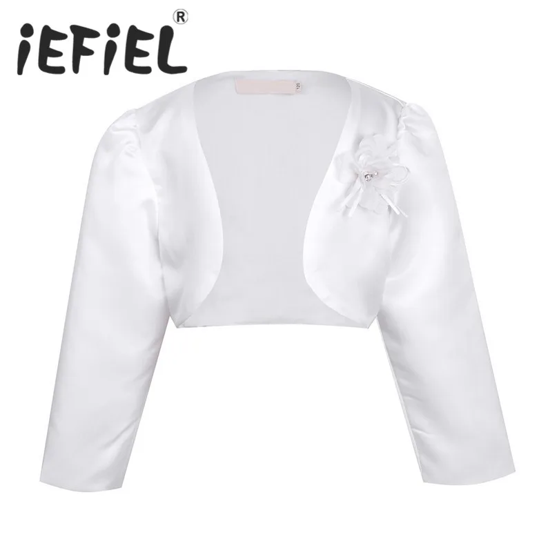 Tiaobug Beige/Ivory Kids Girls Long Sleeves Bolero Jacket Shrug Coat Wedding Princess Bridesmaid Birthday Party Jacket Wrap
Tiaobug Beige/Ivory Kids Girls Long Sleeves Bolero Jacket Shrug Coat Wedding Princess Bridesmaid Birthday Party Jacket Wrap