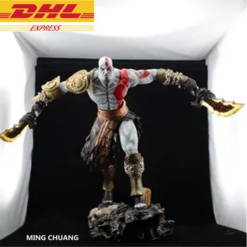 

God of War Statue Kratos Bust Ghost of Sparta Full-Length Portrait GK Zeus Son Action Figure Collectible Model Toy D254