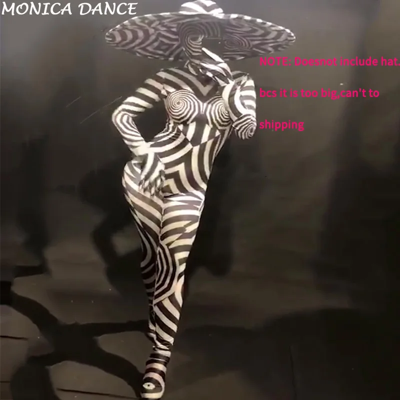 Women Sexy Stage Jumpsuit 3D Printed Zebra Pattern Bodysuit Nightclub Party Celebrate Show Dancer Costumes
Women Sexy Stage Jumpsuit 3D Printed Zebra Pattern Bodysuit Nightclub Party Celebrate Show Dancer Costumes