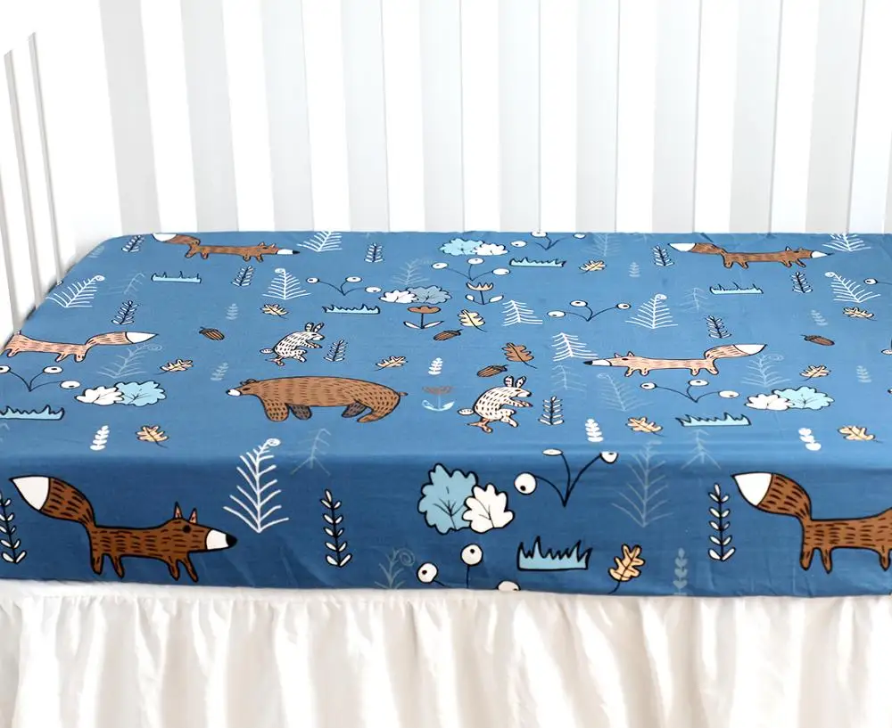 100% Cotton Newborn Baby Floral Fitted Crib Sheet Girl's Bed Mattresses Cover fits Standard Crib 28*52*9 inches(Animal)
100% Cotton Newborn Baby Floral Fitted Crib Sheet Girl's Bed Mattresses Cover fits Standard Crib 28*52*9 inches(Animal)