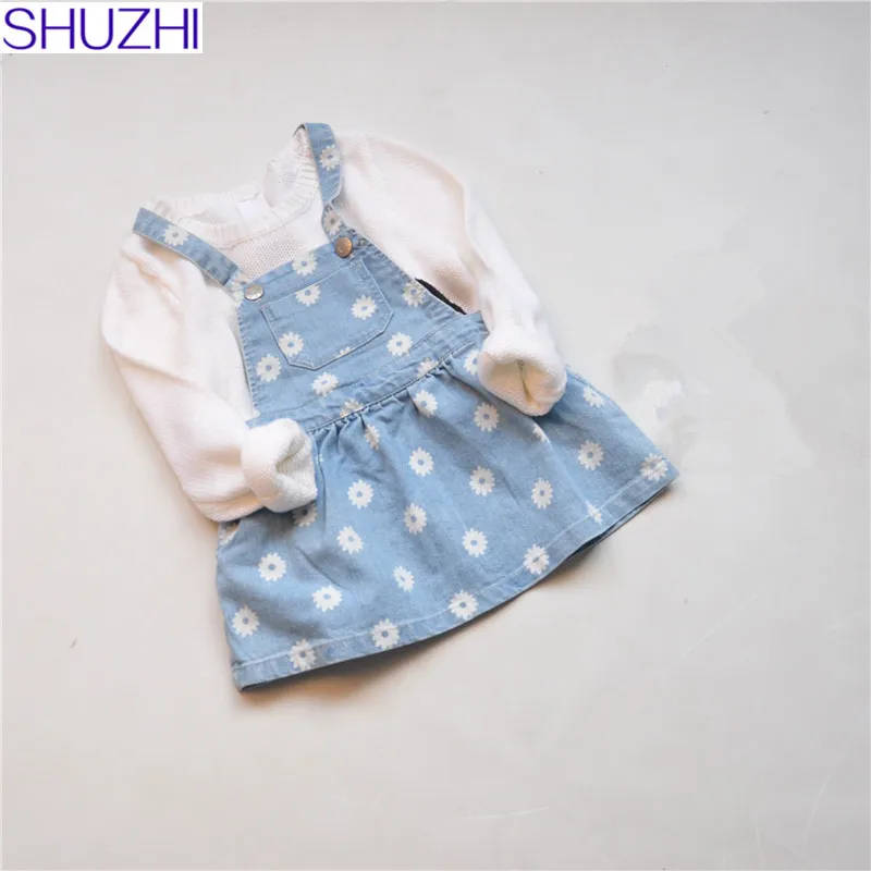 Autumn Baby Sundress Sunflower Baby Girl Jeans Dresses Newborn Infantil Overalls Dress Girls Suspender Dress Baby Girl Clothes
Autumn Baby Sundress Sunflower Baby Girl Jeans Dresses Newborn Infantil Overalls Dress Girls Suspender Dress Baby Girl Clothes