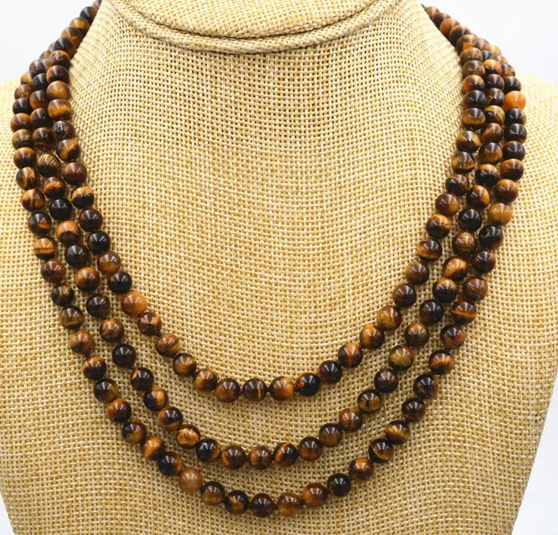 Hot sell Noble- FREE SHIPPING>>>@@ New natural 3 rows 6mm Tiger Eye beads Necklace 17-19 " Tiger Eye Clasp AAA
Hot sell Noble- FREE SHIPPING>>>@@ New natural 3 rows 6mm Tiger Eye beads Necklace 17-19 " Tiger Eye Clasp AAA