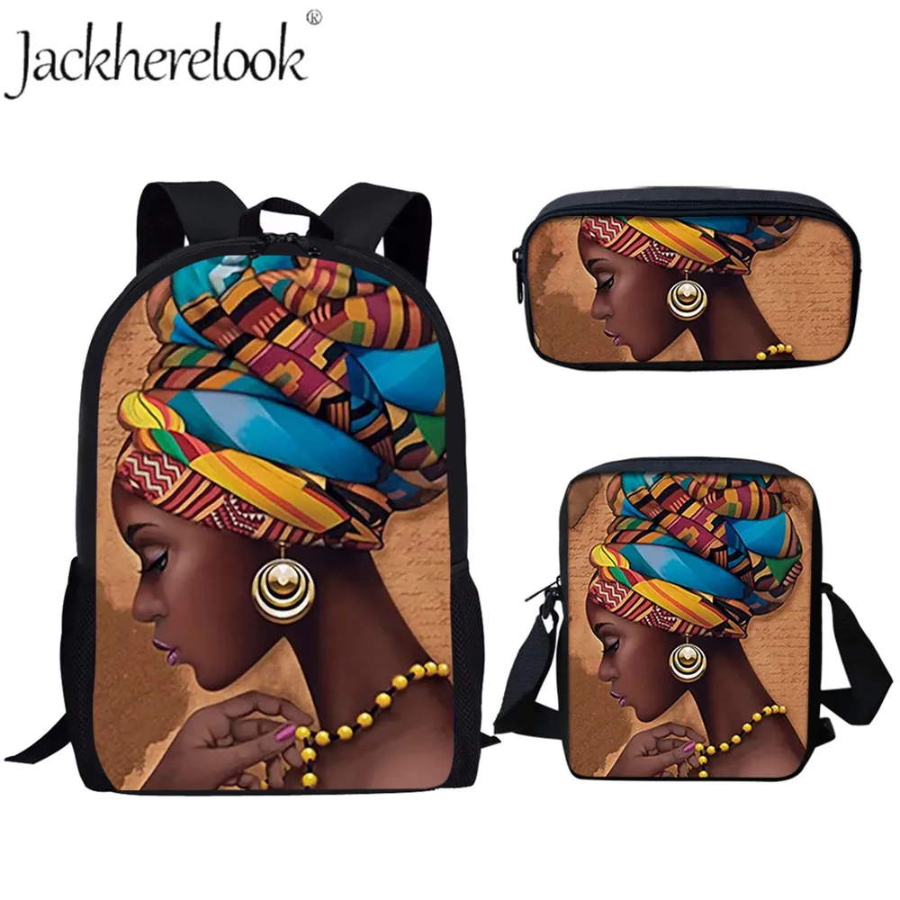 Jackherelook Fashion School Bags Set for Kids Children Black Art African Girls Print School Backpack Bagpack Teen Girls Satche
Jackherelook Fashion School Bags Set for Kids Children Black Art African Girls Print School Backpack Bagpack Teen Girls Satche