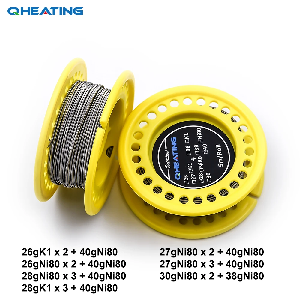 Qheating Alien Clapton Nichrome mixture A1 RDA RTA Atomizer Prebuilt Coil Tool Vape Accessories Ni80 Clapton Heating Wires
Qheating Alien Clapton Nichrome mixture A1 RDA RTA Atomizer Prebuilt Coil Tool Vape Accessories Ni80 Clapton Heating Wires