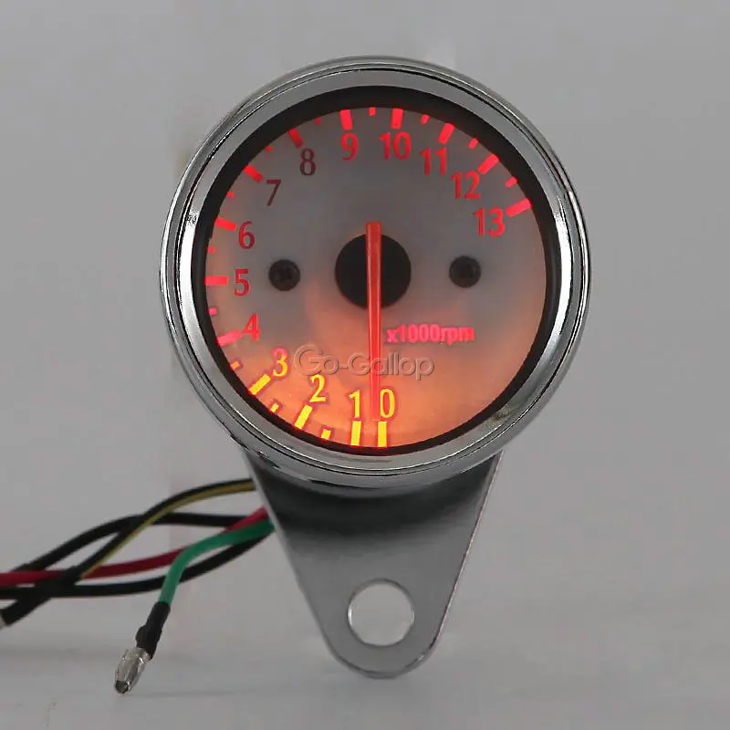 LED Motorcycle Backlit Tachometer Gauge For Honda Shadow Spirit Aero CB400 VT750 VT1100/Suzuki Intruder Volusia VL 700 750 800
LED Motorcycle Backlit Tachometer Gauge For Honda Shadow Spirit Aero CB400 VT750 VT1100/Suzuki Intruder Volusia VL 700 750 800