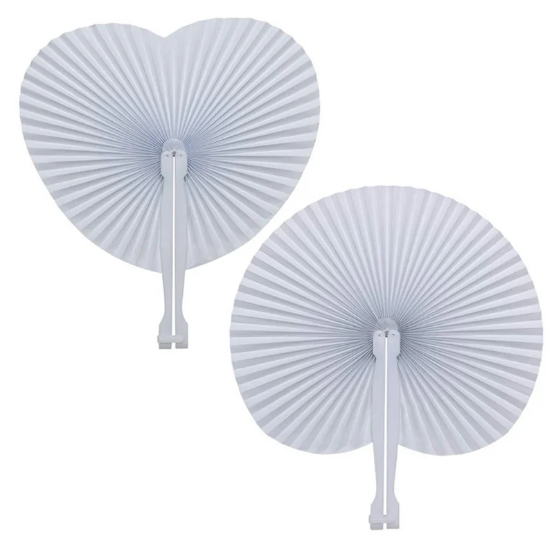 2pcs Fan White Paper (Heart) Folded Fan Deco Decoration Wedding Party Gift for The Guests Wedding Anniversary DIY Party
2pcs Fan White Paper (Heart) Folded Fan Deco Decoration Wedding Party Gift for The Guests Wedding Anniversary DIY Party