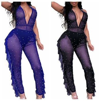 2019 New mesh beads Ruffles jumpsuit bikini swimsuits swimwear cover ups sexy women see through bathing suit cover up beachwear
2019 New mesh beads Ruffles jumpsuit bikini swimsuits swimwear cover ups sexy women see through bathing suit cover up beachwear