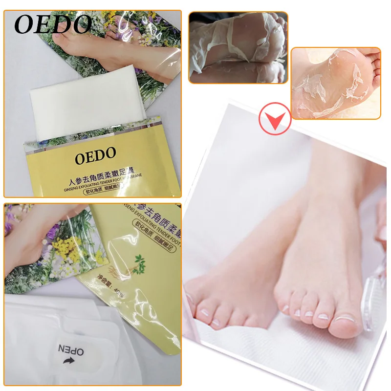 2PCS/PACK OEDO Brand Foot Skin Care Remove the Old Dead Skin Moisturizer Whitening Exfoliating Tender Ginseng Foot Mask
2PCS/PACK OEDO Brand Foot Skin Care Remove the Old Dead Skin Moisturizer Whitening Exfoliating Tender Ginseng Foot Mask