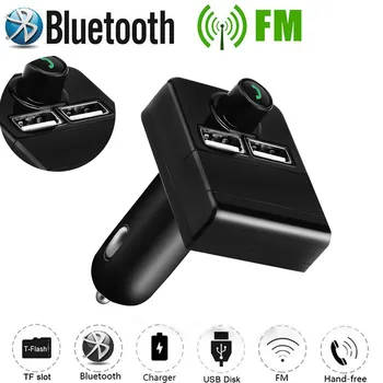 NEW Bluetooth 3.0 Car FM Transmitter Wireless Radio Adapter Dual USB 2.1A Charger Mp3 Player Car MP3 car Charger
NEW Bluetooth 3.0 Car FM Transmitter Wireless Radio Adapter Dual USB 2.1A Charger Mp3 Player Car MP3 car Charger