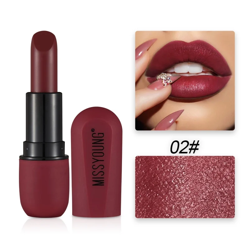 Moisturizing Matte Lipstick Smudge-Proof Non-Stick Cup Easy To Color Velvet Lipstick
Moisturizing Matte Lipstick Smudge-Proof Non-Stick Cup Easy To Color Velvet Lipstick