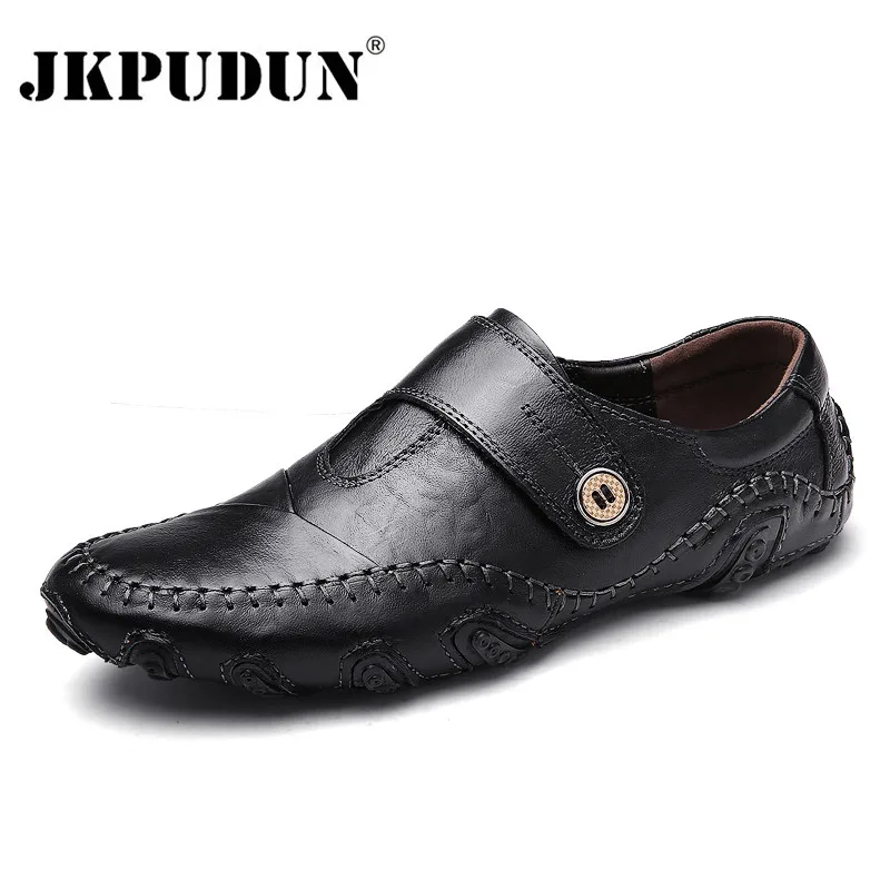 JKPUDUN Soft Leather Men Casual Shoes Luxury Brand Slip On Black Mens Loafers 2018 Fashion Designer Man Moccasins High Quality
JKPUDUN Soft Leather Men Casual Shoes Luxury Brand Slip On Black Mens Loafers 2018 Fashion Designer Man Moccasins High Quality