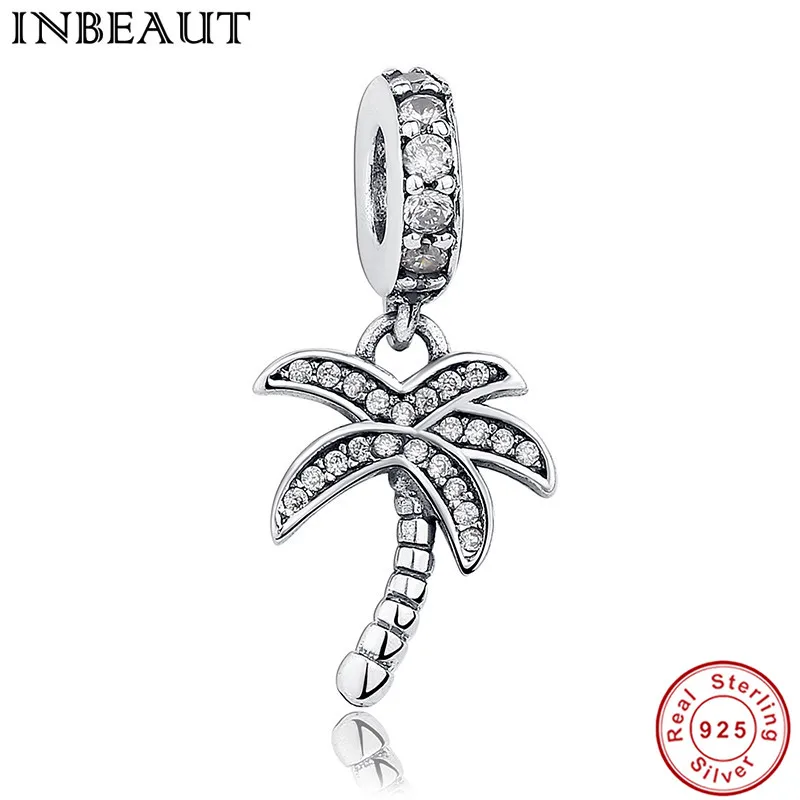 INBEAUT New Design Micro Clear CZ Paved Coconut Tree Pendant 925 Sterling Silver Natural Element Charm fit Pandora Bracelet Wife
INBEAUT New Design Micro Clear CZ Paved Coconut Tree Pendant 925 Sterling Silver Natural Element Charm fit Pandora Bracelet Wife