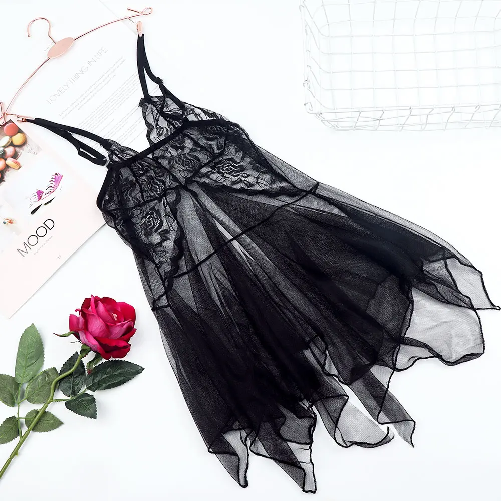 Sexy Nightgown Lingerie Fashion Patchwork Nightdress Women Sheer Scalloped Satin Nightwear Silk Slip Sleepwear Pajamas
Sexy Nightgown Lingerie Fashion Patchwork Nightdress Women Sheer Scalloped Satin Nightwear Silk Slip Sleepwear Pajamas