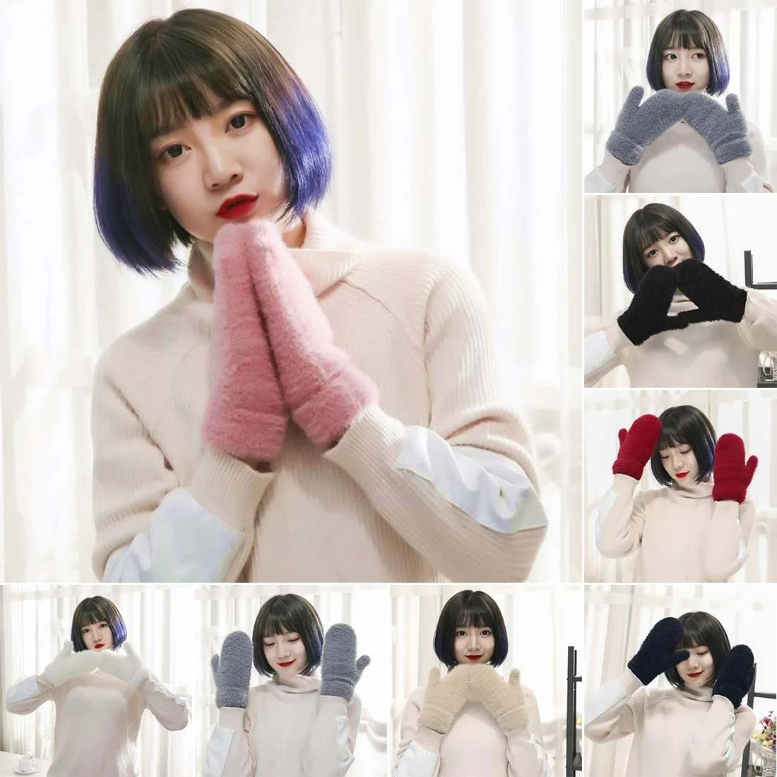 Luvas Winter Refers To Warmth Thickening Velvet Gloves Beautiful Winter Mittens Gloves Without FingersFull Finger Gloves Women
Luvas Winter Refers To Warmth Thickening Velvet Gloves Beautiful Winter Mittens Gloves Without FingersFull Finger Gloves Women