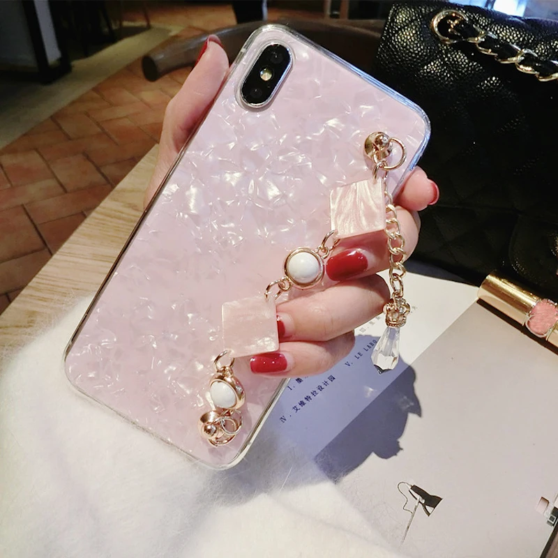 For Huawei P10 P20 Lite Plus mate 10 pro pink glitter Marble Rhinestone Pearl Shell Bracelet soft silicone phone case cover
For Huawei P10 P20 Lite Plus mate 10 pro pink glitter Marble Rhinestone Pearl Shell Bracelet soft silicone phone case cover