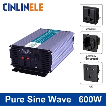 Smart Pure Sine Wave Inverter 600W CLP600A DC 12V 24V 48V to AC 110V 220V Smart Series Solar Power 600W Surge Power 1200W
Smart Pure Sine Wave Inverter 600W CLP600A DC 12V 24V 48V to AC 110V 220V Smart Series Solar Power 600W Surge Power 1200W