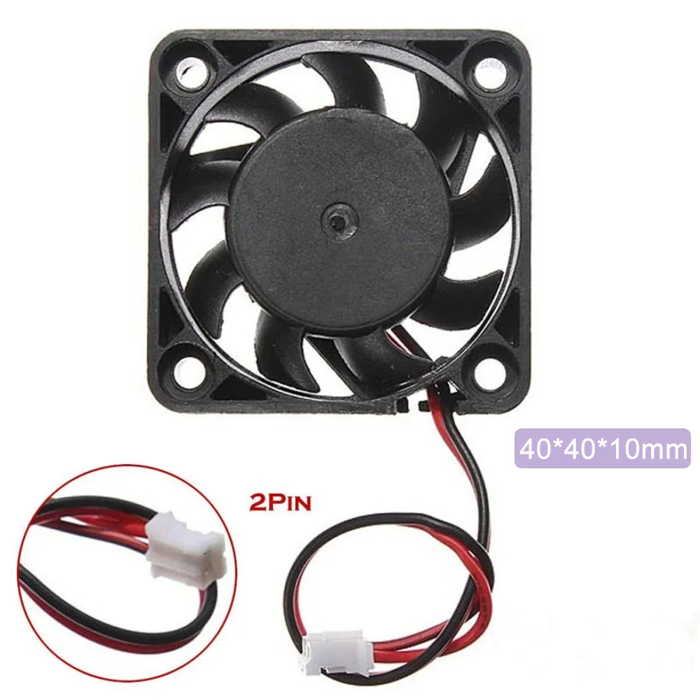 4010 Brushless DC Cooling Fan 12V 40x40x10mm Speed 3000 RPM Case Fan 2-Pin For Computer Case 3D Printer Humidifier Replacement
4010 Brushless DC Cooling Fan 12V 40x40x10mm Speed 3000 RPM Case Fan 2-Pin For Computer Case 3D Printer Humidifier Replacement