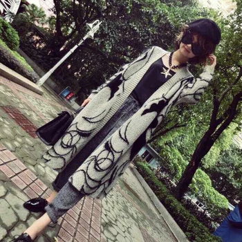 2020 Autumn Winter New Women's long Knit sweater coat Loose Casual Large Size Cardigan Jacket cc134
2020 Autumn Winter New Women's long Knit sweater coat Loose Casual Large Size Cardigan Jacket cc134