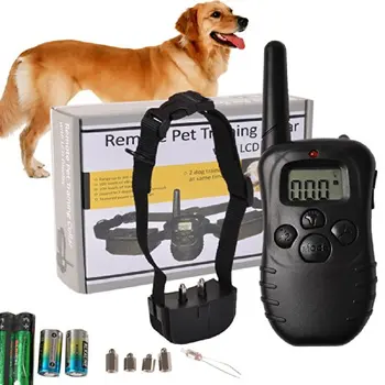 998D 300meter Electronic Shock Vibration LCD Display Remote Control Pet Dog Training Collar For 1 Dog
998D 300meter Electronic Shock Vibration LCD Display Remote Control Pet Dog Training Collar For 1 Dog