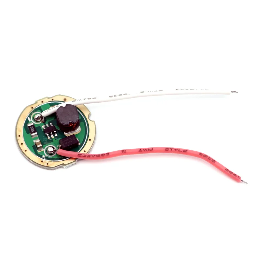 3W LED Q5 LED Emitter led Flashlight driver board single mode 1.5-3V input 700mA output Circuit Board 15.3MM 20MM diameter
3W LED Q5 LED Emitter led Flashlight driver board single mode 1.5-3V input 700mA output Circuit Board 15.3MM 20MM diameter