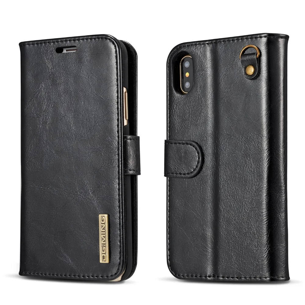 DG.MING Detachable Wallet Case For iPhone 5 5s SE 6 6s 7 8 X Plus Built-in Magnetic Holder Metal Sheet Leather Case For iPhone X
DG.MING Detachable Wallet Case For iPhone 5 5s SE 6 6s 7 8 X Plus Built-in Magnetic Holder Metal Sheet Leather Case For iPhone X
